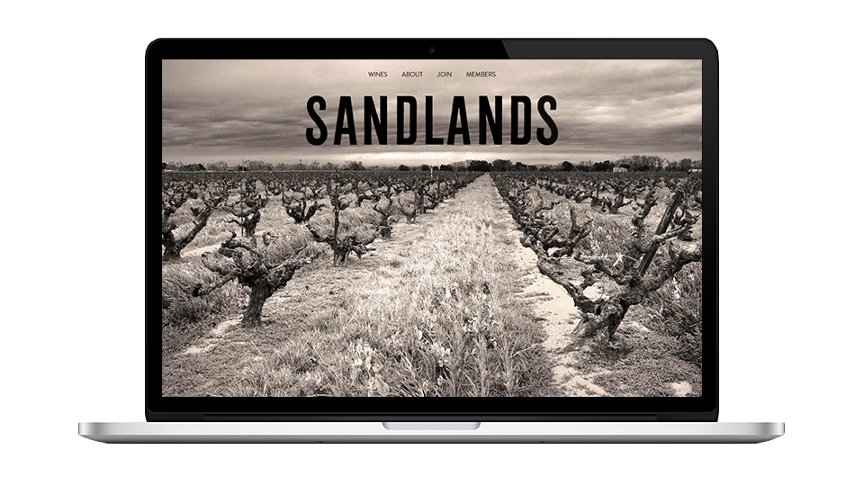 Sandlands portfolio banner