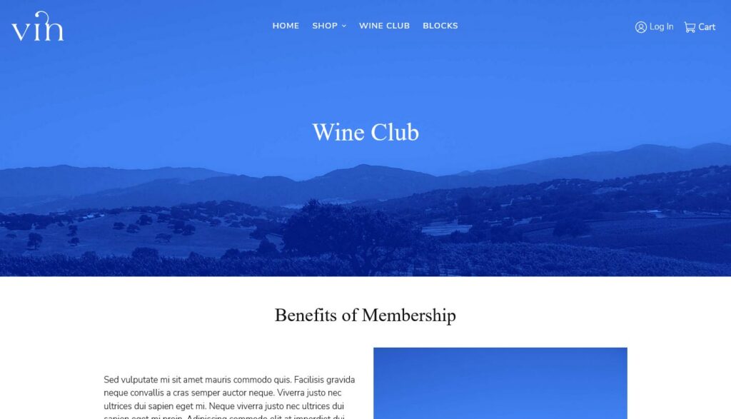 Wine Club pae