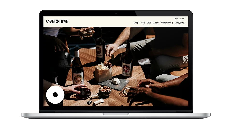 Overshine website